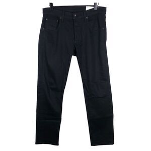 Rag & Bone Standard Issue Fit 1 Skinny Leg Mens Black Button Fly Jeans Size 31